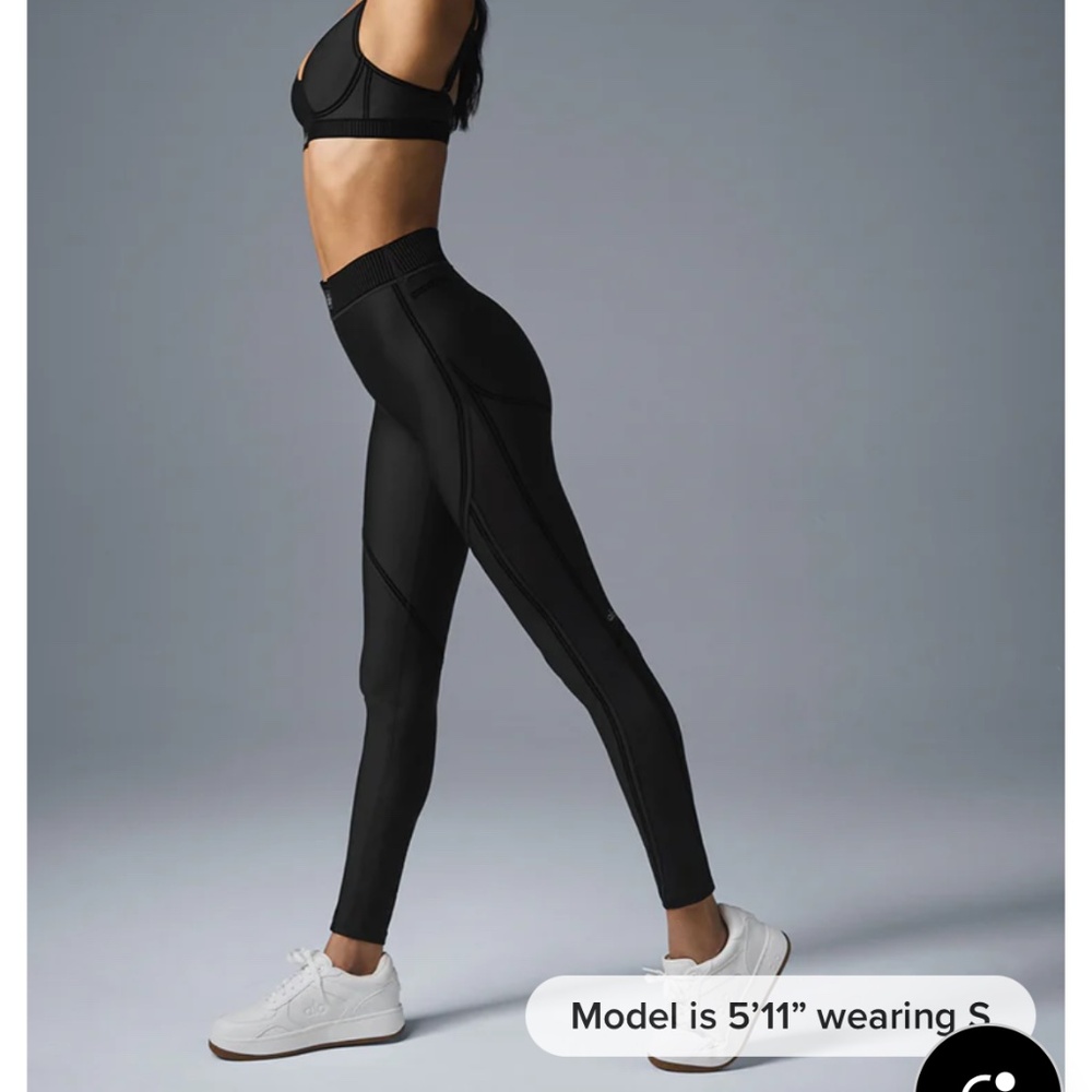 Alo Air lift Mesh Line Up High Waist Legging